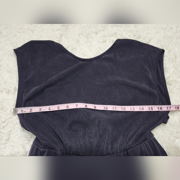 FREE PEOPLE Modal Blend Open Back / Tie Back Jumpsuit Dark Gray Size XS OB613725 - Picture 6 of 11